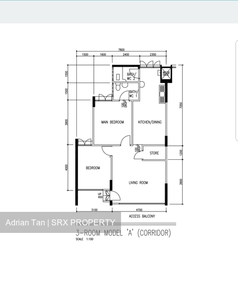 Blk 102 Tampines Street 11 (Tampines), HDB 3 Rooms #179542032